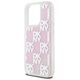 DKNY case for iPhone 15 Pro 6,1&quot; DKHCP15LLCPEPP white HC liquid glitters w checkered pattern 3666339271190