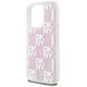 DKNY case for iPhone 15 Pro 6,1&quot; DKHCP15LLCPEPP white HC liquid glitters w checkered pattern 3666339271190