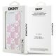 DKNY case for iPhone 15 Pro 6,1&quot; DKHCP15LLCPEPP white HC liquid glitters w checkered pattern 3666339271190