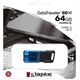 Kingston 64GB Memory Stick - Kingston DT80M (DT80M/64GB) - Black and Blue 0740617330656 έως 12 άτοκες Δόσεις