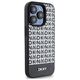 DKNY case for iPhone 15 Pro Max 6,7&quot; DKHMP15XPSOSPK black HC Magsafe pu repeat pattern w bottom stripe 3666339262242