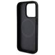 DKNY case for iPhone 15 Pro Max 6,7&quot; DKHMP15XPSOSPK black HC Magsafe pu repeat pattern w bottom stripe 3666339262242