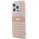 DKNY case for iPhone 15 Pro Max 6,7&quot; DKHMP15XHRHSEP blue HC Magsafe pc tpu repeat texture pattern w stripe 3666339267704