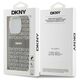 DKNY case for iPhone 15 Pro Max 6,7&quot; DKHMP15XHRHSEE black HC Magsafe pc tpu repeat texture pattern w stripe 3666339267988