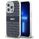 DKNY case for iPhone 15 Pro 6,1&quot; DKHMP15LHRHSEK HC Magsafe pc tpu repeat texture pattern w stripe 3666339268114