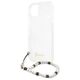 Original Case IPHONE 13 MINI Guess Hardcase White Pearl (GUHCP13SKPSWH) transparent 3666339025236