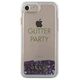 Original Case IPHONE SE 2022 / SE 2020 / 7 / 8 Guess Hard Case Liquid Glitter Party (GUHCP7GLUQPU) purple 3700740398289