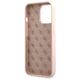 Original Case IPHONE 13 PRO Guess Hardcase Silicone Script Gold Logo Magsafe (GUHMP13LLSLMGLP) light pink 3666339037147