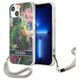 Case IPHONE 13 MINI Guess Hardcase Flower Strap (GUHCP13SHFLSB) blue 3666339040437