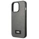 Original Case IPHONE 13 PRO Karl Lagerfeld Hardcase Saffiano Plaque (KLHCP13LSFMP2DG) silver 3666339048907