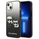 Original Case IPHONE 13 MINI Karl Lagerfeld Hardcase Gradient Ikonik Karl & Choupette (KLHCP13STGKCK) black 3666339049249