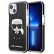 Original Case IPHONE 13 MINI Karl Lagerfeld Hardcase Iconik Karl (KLHCP13STPEIKK) black 3666339048402