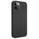 Case IPHONE 12 PRO MAX Mercedes AMG Hardcase Leather Hot Stamped (AMHCP12LDOLBK) black 3666339002855