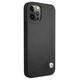 Original Case IPHONE 12 PRO MAX BMW Hardcase Leather Deboss (BMHCP12LRCDPK) black 3666339010768