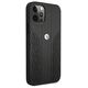 Original Case IPHONE 12 PRO MAX BMW Hardcase Leather Curve Perforate (BMHCP12LRSPPK) black 3666339010911