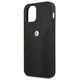 Original Case IPHONE 12 PRO MAX BMW Hardcase Leather Curve Perforate (BMHCP12LRSPPK) black 3666339010911