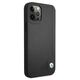 Original Case IPHONE 12 / 12 PRO BMW Hardcase Leather Deboss (BMHCP12MRCDPK) black 3666339010751