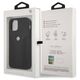 Original Case IPHONE 12 / 12 PRO BMW Hardcase Leather Curve Perforate (BMHCP12MRSPPK) black 3666339010904