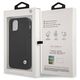Original Case IPHONE 12 MINI BMW Hardcase Leather Deboss (BMHCP12SRCDPK) black 3666339010744