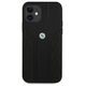 Original Case IPHONE 12 MINI BMW Hardcase Leather Curve Perforate (BMHCP12SRSPPK) black 3666339010898