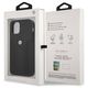 Original Case IPHONE 12 MINI BMW Hardcase Leather Curve Perforate (BMHCP12SRSPPK) black 3666339010898
