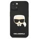 Original Case IPHONE 14 PLUS Karl Lagerfeld Hardcase 3D Rubber Karl`s Head black 3666339086459