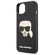 Original Case IPHONE 14 PLUS Karl Lagerfeld Hardcase 3D Rubber Karl`s Head black 3666339086459