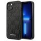 Original Case IPHONE 13 MINI Karl Lagerfeld Hardcase Monogram Plaque black 3666339049126