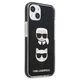 Original Case IPHONE 13 MINI Karl Lagerfeld Hardcase Karl&Choupette Head black 3666339048648