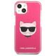 Original Case IPHONE 13 MINI Karl Lagerfeld Hardcase Choupette Head (KLHCP13STPECPI) pink 3666339048525