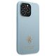 Original Case IPHONE 13 PRO Guess Hardcase Saffiano 4G Small Metal Logo (GUHCP13LPS4MB) blue 3666339048020