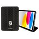 Original Case APPLE IPAD 10.9 (10gen) Karl Lagerfeld Folio Magnet Allover Cover Saffiano Monogram Ikonik (KLFC11SAKHPKK) black 3666339119140