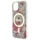 Original Case IPHONE 14 PLUS Guess Hardcase Flower MagSafe (GUHMP14MHCFWSA) green 3666339115609