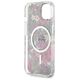 Original Case IPHONE 14 PLUS Guess Hardcase Flower MagSafe (GUHMP14MHCFWSA) green 3666339115609