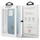 Original Case IPHONE 13 PRO Guess Hardcase Saffiano 4G Small Metal Logo (GUHCP13LPS4MB) blue 3666339048020