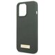 Original Case IPHONE 13 PRO Guess Hard Case Silicone Logo Plate MagSafe (GUHMP13LSPLA) green 3666339056957