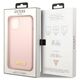 Original Case IPHONE 13 Guess Hard Case Silicone Logo Plate MagSafe (GUHMP13MSBPLP) pink 3666339056865