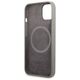 Original Case IPHONE 13 MINI Guess Hard Case Silicone Logo Plate MagSafe (GUHMP13SSPLG) gray 3666339056896