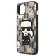 Original Case IPHONE 13 MINI Karl Lagerfeld Flower Ikonik Karl (KLHCP13SPMNFIK1) gray 3666339049447