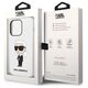 Original Case IPHONE 14 PRO Karl Lagerfeld Hardcase Silicone Ikonik (KLHCP14LSNIKBCH) white 3666339086626
