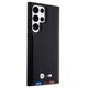 Original Case SAMSUNG GALAXY S23 ULTRA BMW Leather Stamp Tricolor (BMHCS23L22PTDK) black 3666339114565