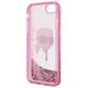 Original Case IPHONE SE 2022 / SE 2020 / 7 / 8 Karl Lagerfeld Hardcase Glitter Karl`s Head (KLHCI8LNKHCP) pink 3666339118877