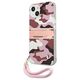 Original Case IPHONE 13 Guess Hardcase Camo Strap Collection (GUHCP13MKCABPI) pink 3666339023164