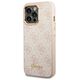 Original Case IPHONE 14 PRO MAX Guess Hard Case 4G Vintage Gold Logo (GUHCP14XHG4SHP) pink 3666339065355