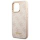 Original Case IPHONE 14 PRO MAX Guess Hard Case 4G Vintage Gold Logo (GUHCP14XHG4SHP) pink 3666339065355