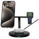 Wireless Charger 3in1 MagSafe Quick Charge Tech-Protect A35 black 5906302309566