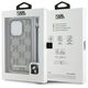Original Case APPLE IPHONE 15 PRO Karl Lagerfeld Hardcase IML Mono KL Pattern & Cord (KLHCP15LHKDPNSK) black 3666339258269