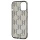 Original Case IPHONE 13 / 14 / 15 Karl Lagerfeld Hardcase IML Mono KL Pattern & Cord (KLHCP15SHKDPNSK) black 3666339258245