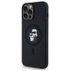 Original Case IPHONE 13 PRO Karl Lagerfeld Hardcase Silicone Karl & Choupette Magsafe (KLHMP13LSCMKCRHK) black 3666339253981