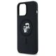 Original Case IPHONE 13 PRO Karl Lagerfeld Hardcase Silicone Karl & Choupette Magsafe (KLHMP13LSCMKCRHK) black 3666339253981